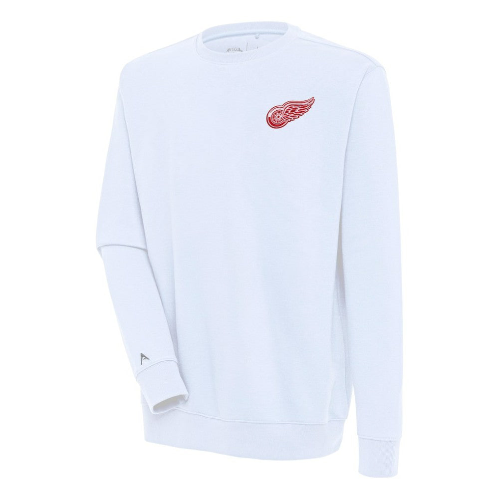 Detroit Red Wings Antigua Victory Pullover Sweatshirt - White Sweatshirts