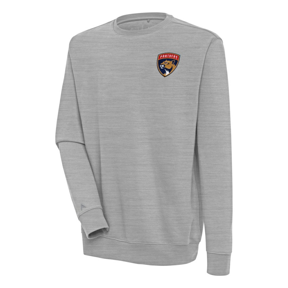 Florida Panthers Antigua Victory Pullover Sweatshirt - Heather Gray Sweatshirts