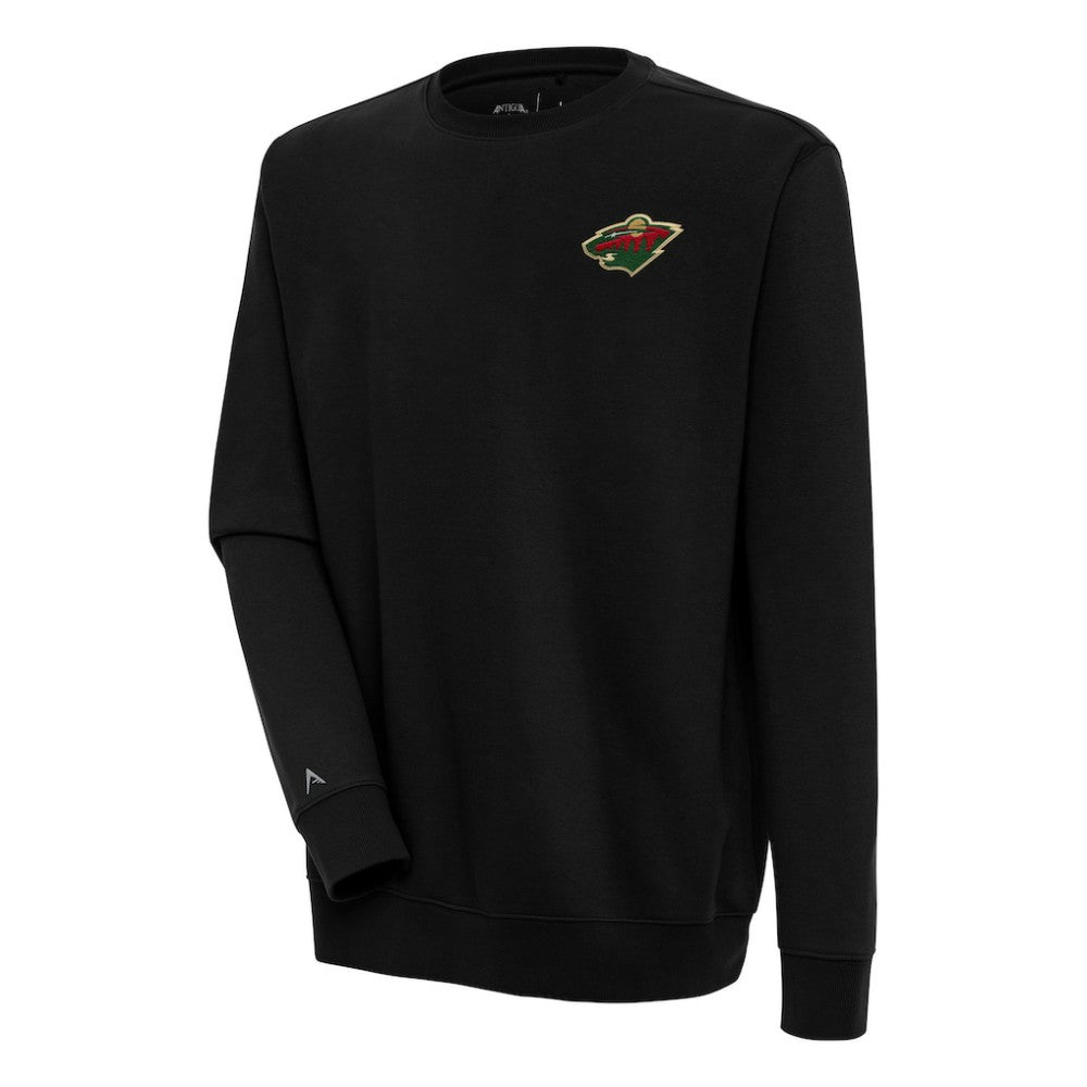 Minnesota Wild Antigua Victory Pullover Sweatshirt - Black Sweatshirts