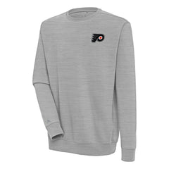 Philadelphia Flyers Antigua Victory Pullover Sweatshirt - Heather Gray Sweatshirts
