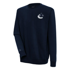 Vancouver Canucks Antigua Victory Pullover Sweatshirt - Navy Sweatshirts