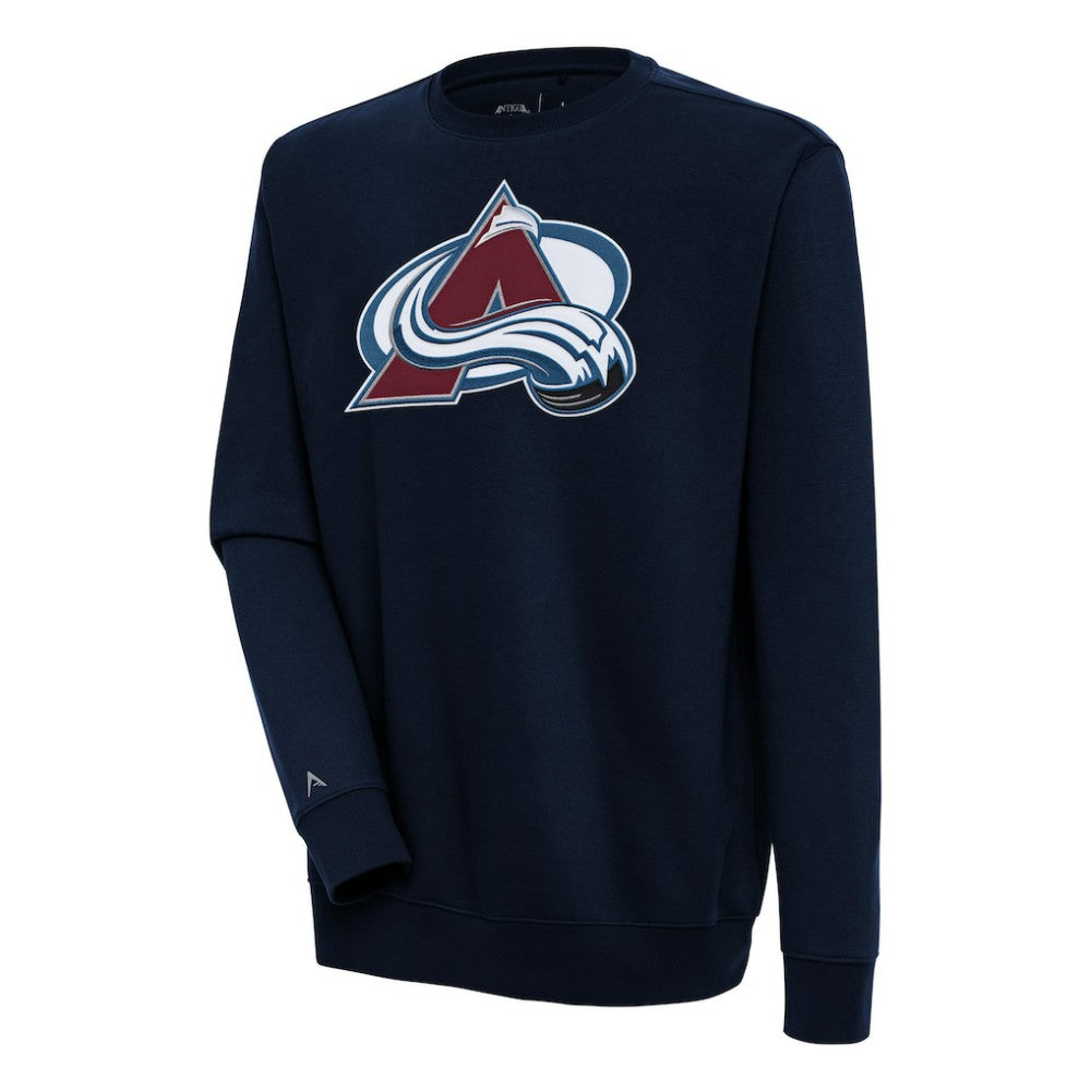Colorado Avalanche Antigua Victory Pullover Sweatshirt - Navy Sweatshirts
