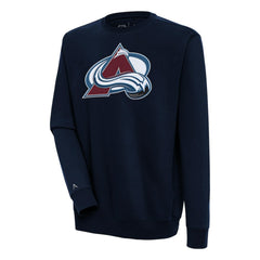 Colorado Avalanche Antigua Victory Pullover Sweatshirt - Navy Sweatshirts