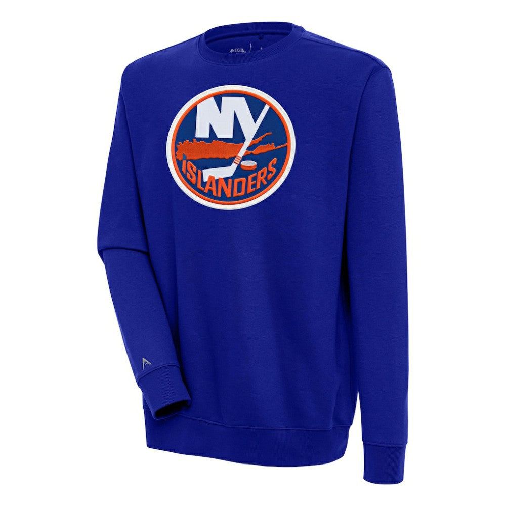 New York Islanders Antigua Victory Pullover Sweatshirt - Royal Sweatshirts