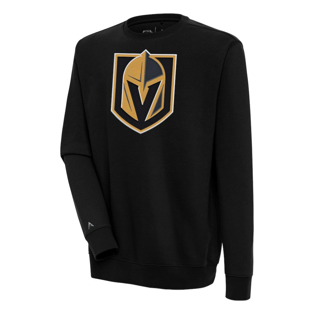 Vegas Golden Knights Antigua Victory Pullover Sweatshirt - Black Sweatshirts