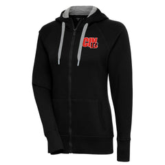 Cincinnati Bengals Antigua Women's Victory Full-Zip Hoodie - Black on sale