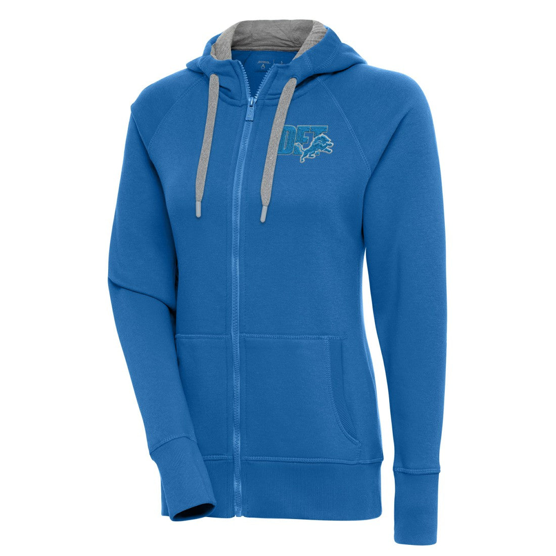 Detroit Lions Antigua Women's Victory Full-Zip Hoodie - Blue sale