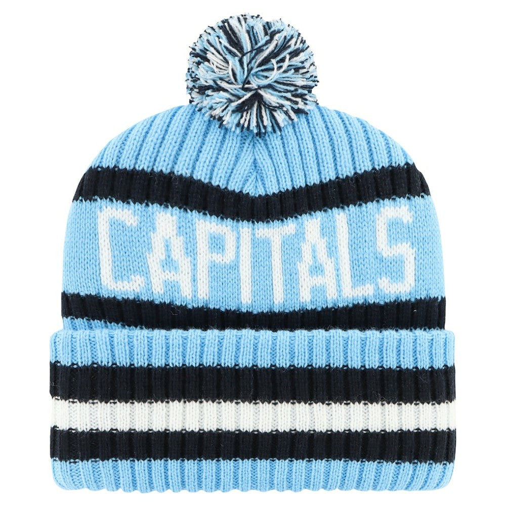 Washington Capitals '47 Cherry Blossom Bering Cuffed Knit Hat with Pom - Light Blue Hats