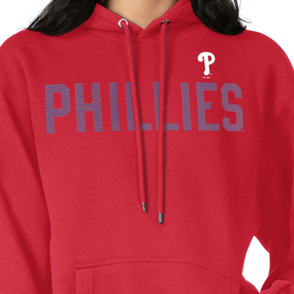 Philadelphia Phillies G-III 4Her by Carl Banks Women's Dot Print Pullover Hoodie Red