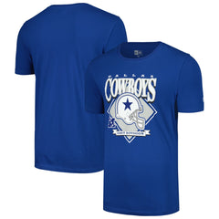 Dallas Cowboys New Era Helmet Historic Marks T-Shirt - Royal for sale