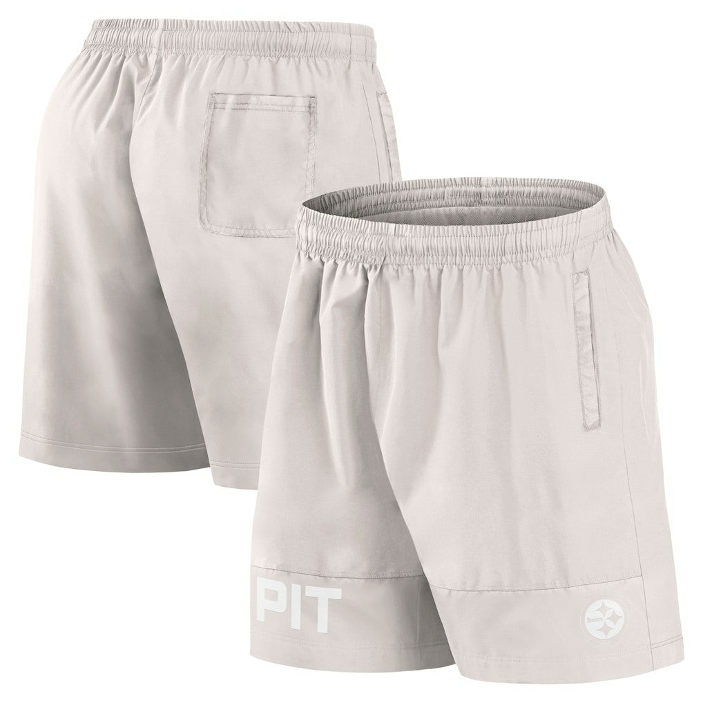Pittsburgh Steelers Elements Shorts - Cream outlet