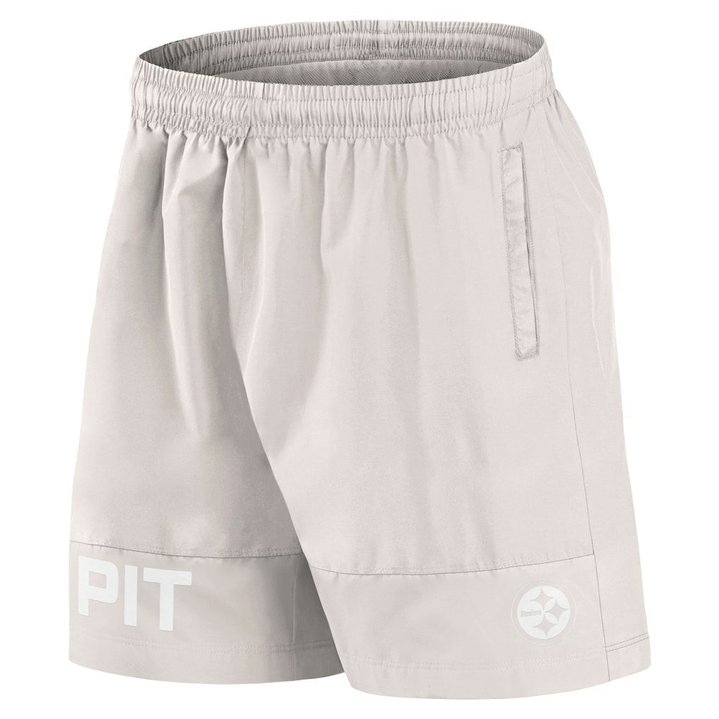Pittsburgh Steelers Elements Shorts - Cream outlet