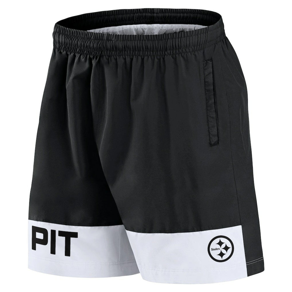 Pittsburgh Steelers Elements Shorts - Black cheap