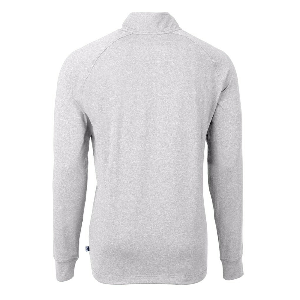 Minnesota Vikings Cutter & Buck Big & Tall Adapt Eco Knit Quarter-Zip Pullover Top - Heather Gray discount