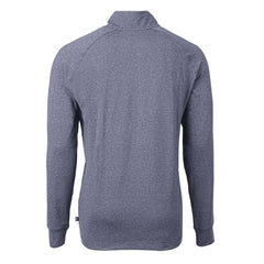 Minnesota Vikings Cutter & Buck Big & Tall Adapt Eco Knit Quarter-Zip Pullover Top - Heather Navy online