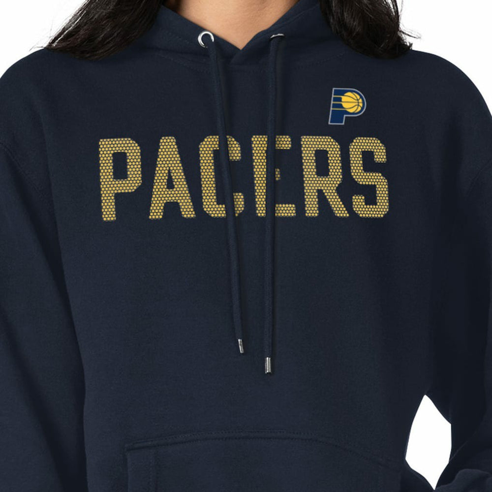 Indiana Pacers G-III 4Her by Carl Banks Women's Dot Print Pullover Hoodie - Navy on sale