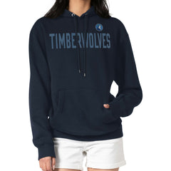 Minnesota Timberwolves G-III 4Her by Carl Banks Women's Dot Print Pullover Hoodie - Navy discount