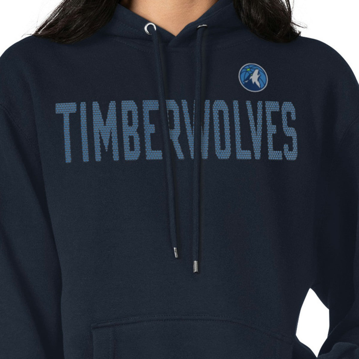 Minnesota Timberwolves G-III 4Her by Carl Banks Women's Dot Print Pullover Hoodie - Navy discount