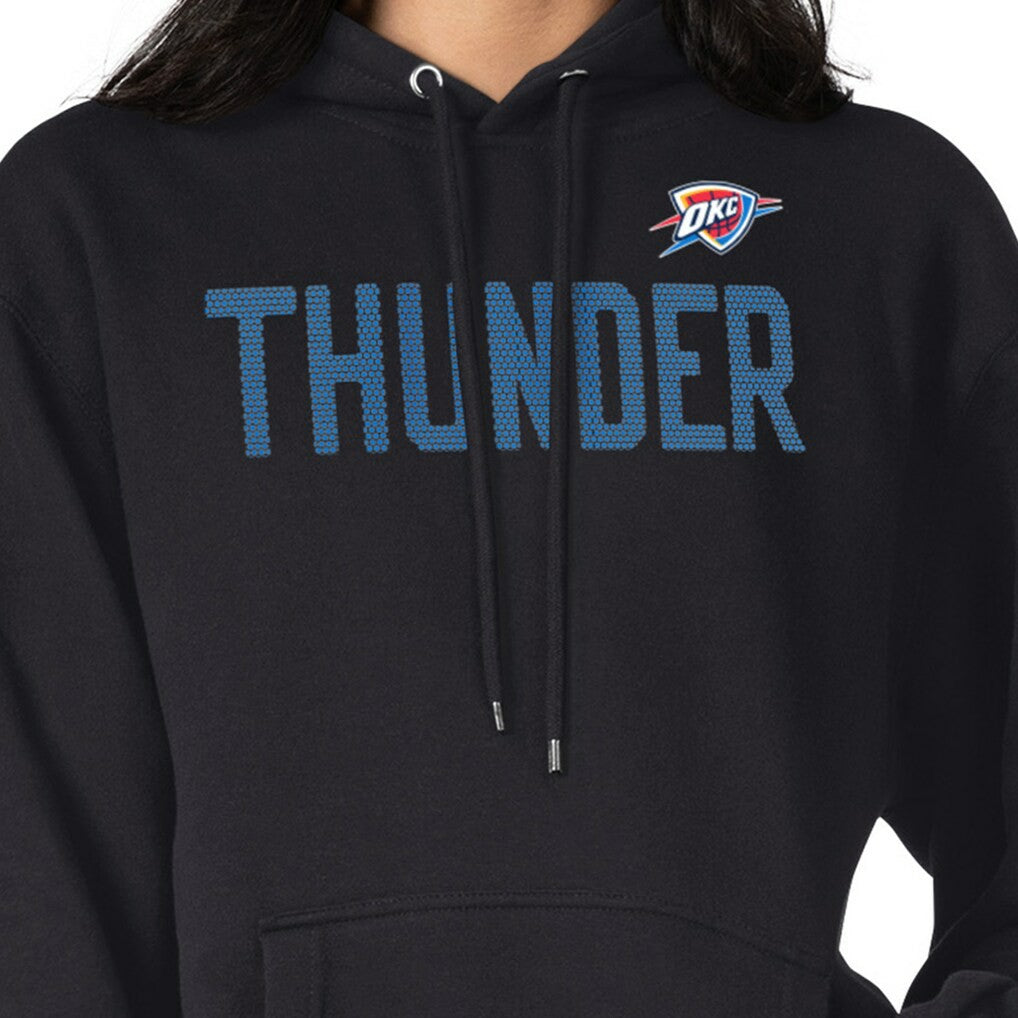 Oklahoma City Thunder G-III 4Her by Carl Banks Women's Dot Print Pullover Hoodie - Black cheap