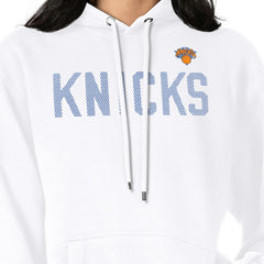 New York Knicks G-III 4Her by Carl Banks Women's Dot Print Pullover Hoodie - White sale