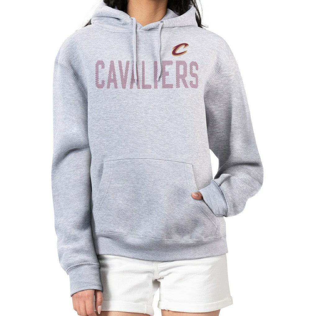 Cleveland Cavaliers G-III 4Her by Carl Banks Women's Dot Print Pullover Hoodie sale - Heather Gray sale