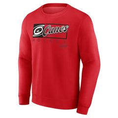 Carolina Hurricanes Fanatics Focus Fleece Pullover Sweatshirt - Red Sweatshirts