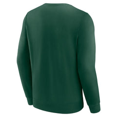 Minnesota Wild Fanatics Focus Fleece Pullover Sweatshirt - Green Sweatshirts