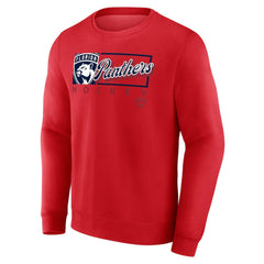 Florida Panthers Fanatics Focus Fleece Pullover Sweatshirt - Red Sweatshirts