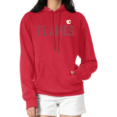 Calgary Flames G-III 4Her by Carl Banks Women's Dot Print Pullover Hoodie - Red Hoodies