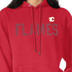 Calgary Flames G-III 4Her by Carl Banks Women's Dot Print Pullover Hoodie - Red Hoodies