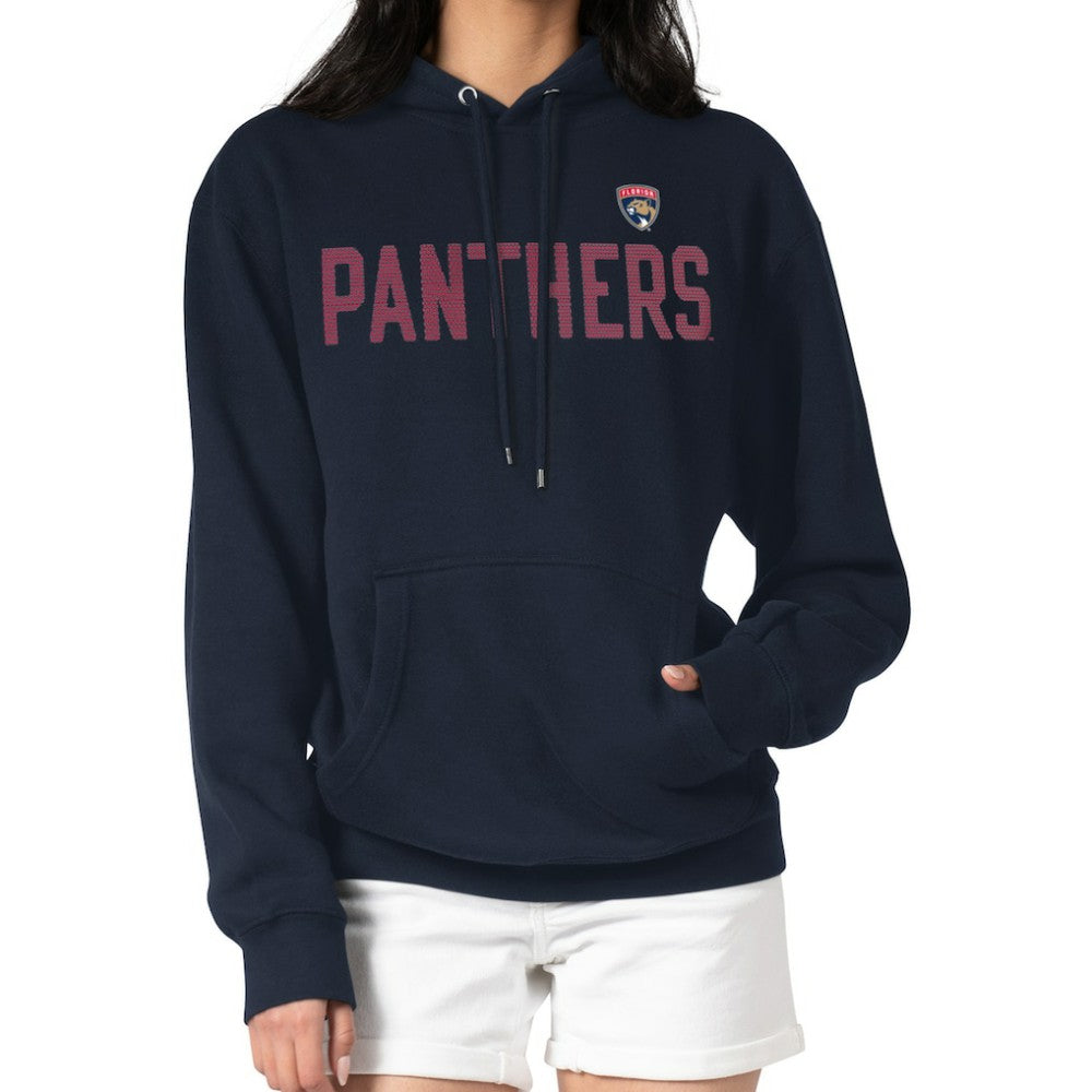 Florida Panthers G-III 4Her by Carl Banks Women's Dot Print Pullover Hoodie - Navy Hoodies
