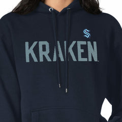 Seattle Kraken G-III 4Her by Carl Banks Women's Dot Print Pullover Hoodie - Navy Hoodies