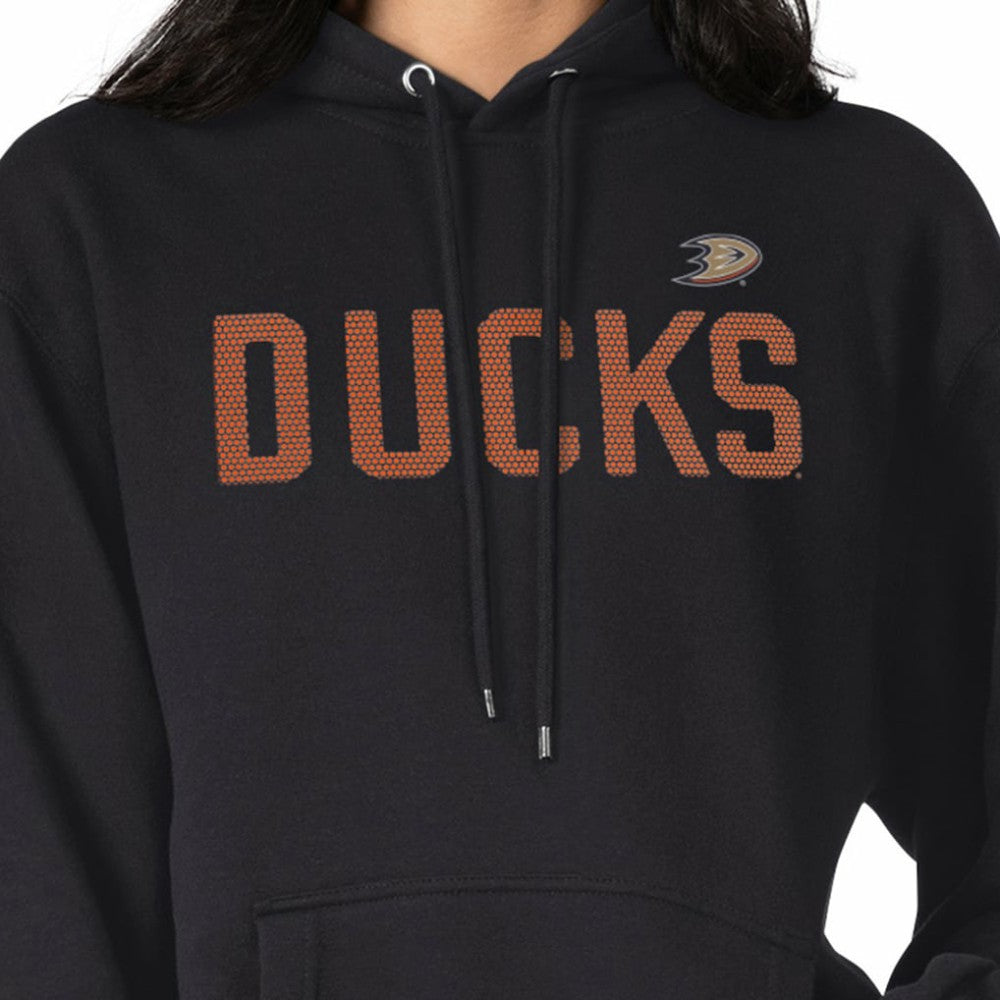 Anaheim Ducks G-III 4Her by Carl Banks Women's Dot Print Pullover Hoodie - Black Hoodies