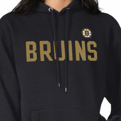 Boston Bruins G-III 4Her by Carl Banks Women's Dot Print Pullover Hoodie - Black Hoodies