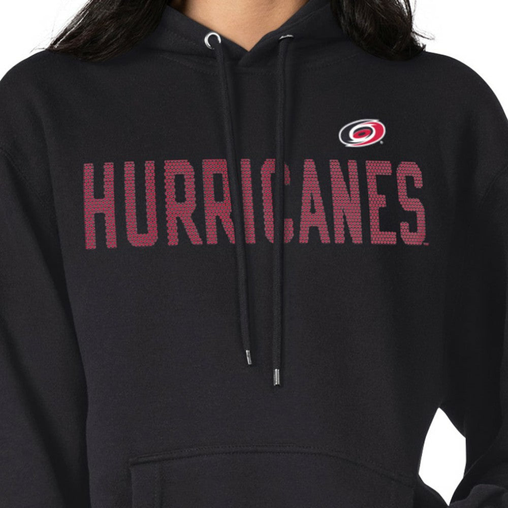 Carolina Hurricanes G-III 4Her by Carl Banks Women's Dot Print Pullover Hoodie - Black Hoodies