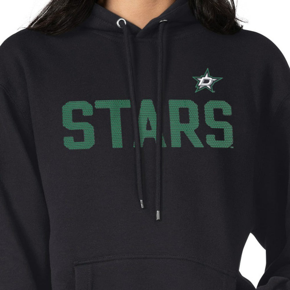 Dallas Stars G-III 4Her by Carl Banks Women's Dot Print Pullover Hoodie - Black Hoodies