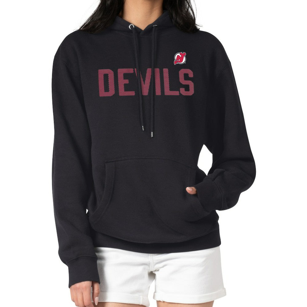 New Jersey Devils G-III 4Her by Carl Banks Women's Dot Print Pullover Hoodie - Black Jerseys