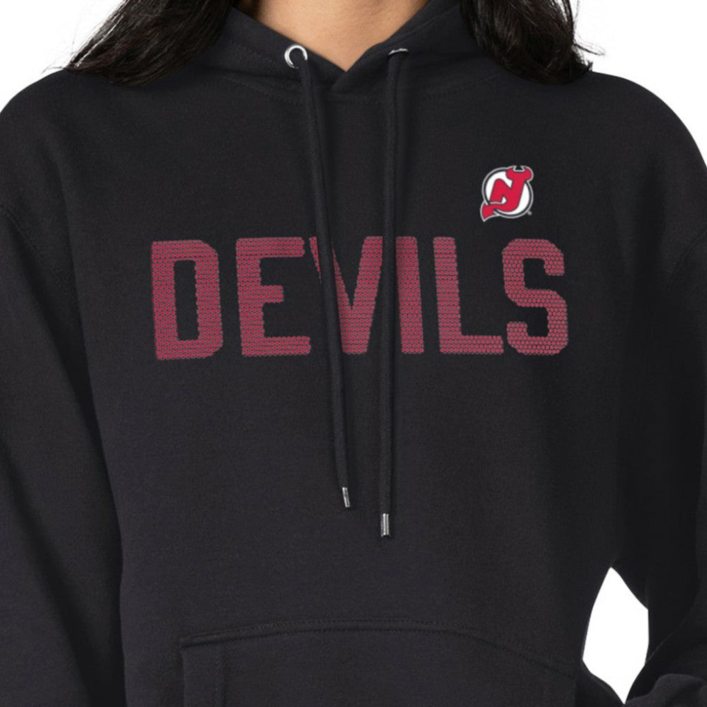 New Jersey Devils G-III 4Her by Carl Banks Women's Dot Print Pullover Hoodie - Black Jerseys
