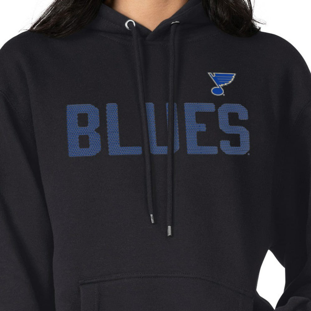 St. Louis Blues G-III 4Her by Carl Banks Women's Dot Print Pullover Hoodie - Black Hoodies