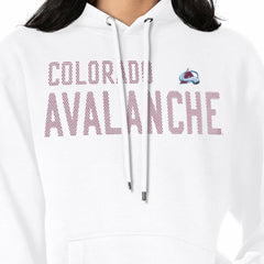 Colorado Avalanche G-III 4Her by Carl Banks Women's Dot Print Pullover Hoodie - White Hoodies