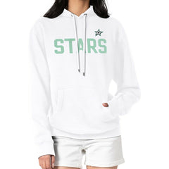 Dallas Stars G-III 4Her by Carl Banks Women's Dot Print Pullover Hoodie - White Hoodies