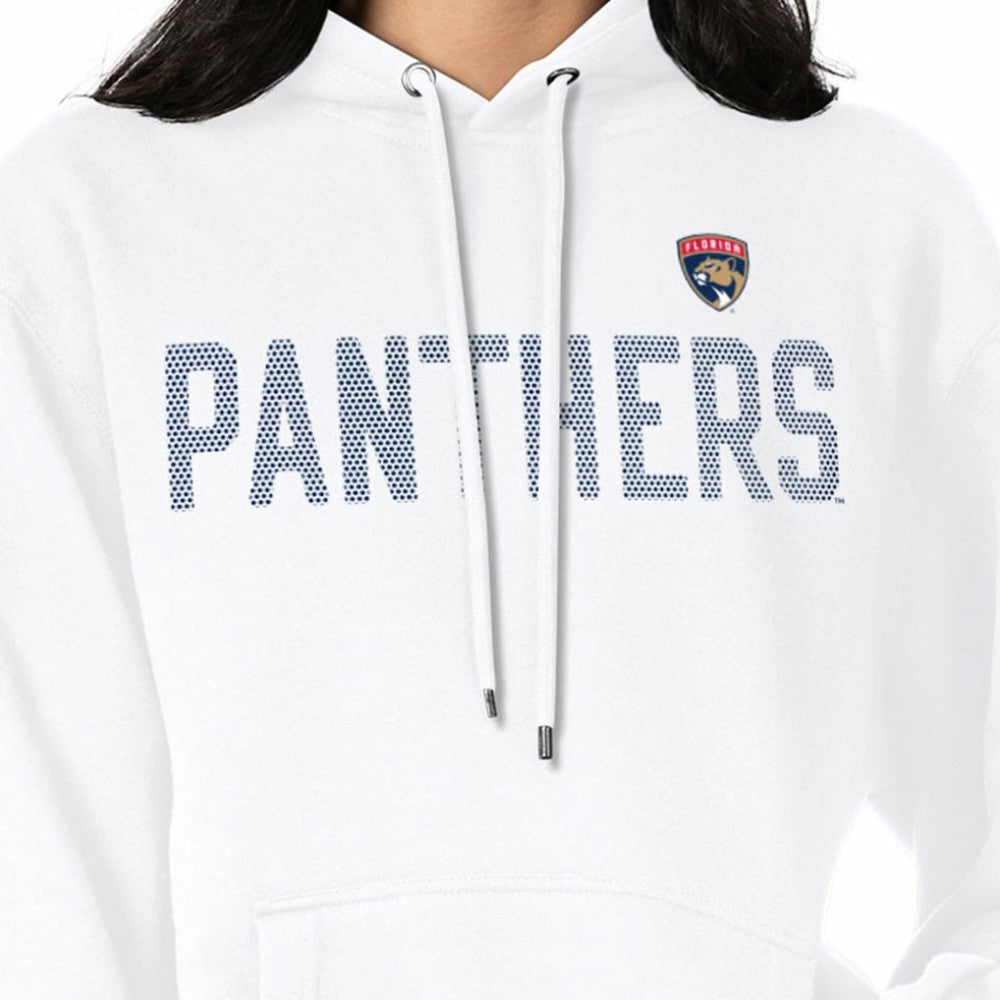 Florida Panthers G-III 4Her by Carl Banks Women's Dot Print Pullover Hoodie - White Hoodies