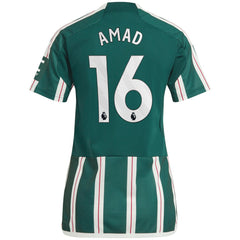 Amad Diallo Manchester United Women's Replica Player Jersey – Green cheap