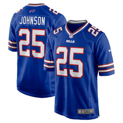 Ty Johnson Buffalo Bills Team Game Jersey - Royal online