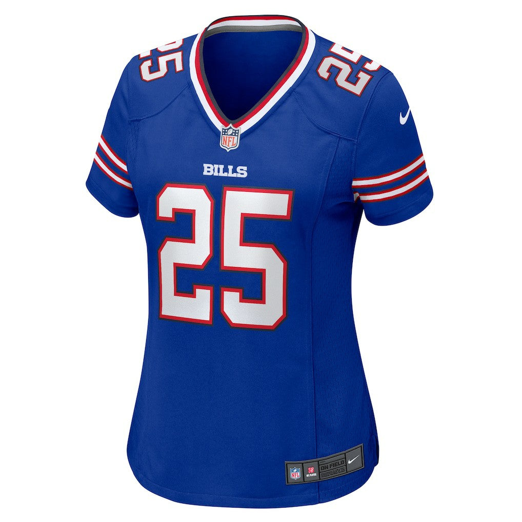 Ty Johnson Buffalo Bills Women's Team Game Jersey - Royal on sale