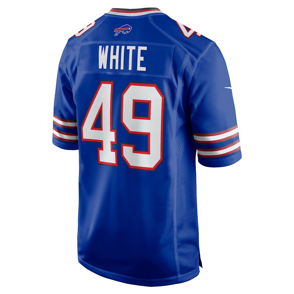 DaShaun White Buffalo Bills Team Game Jersey - Royal discount