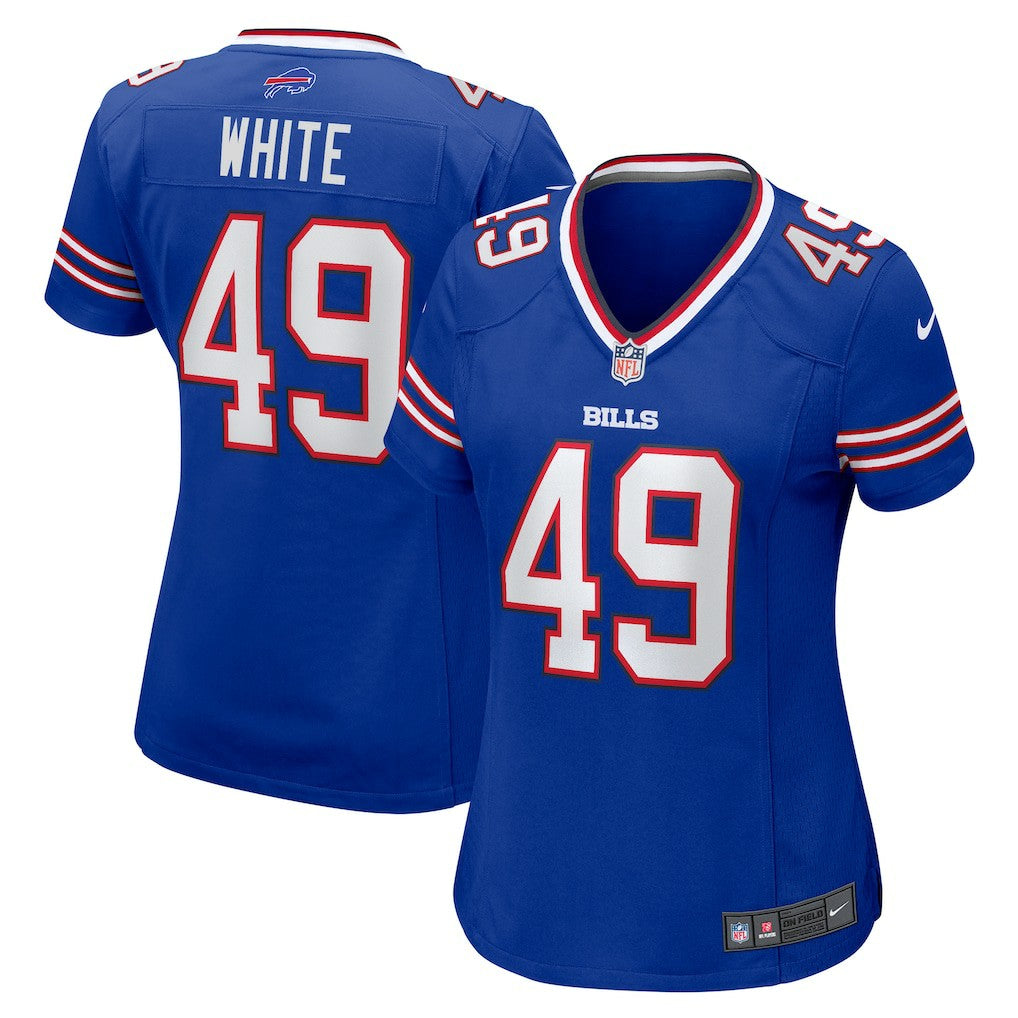 DaShaun White Buffalo Bills Women's Team Game Jersey - Royal for sale