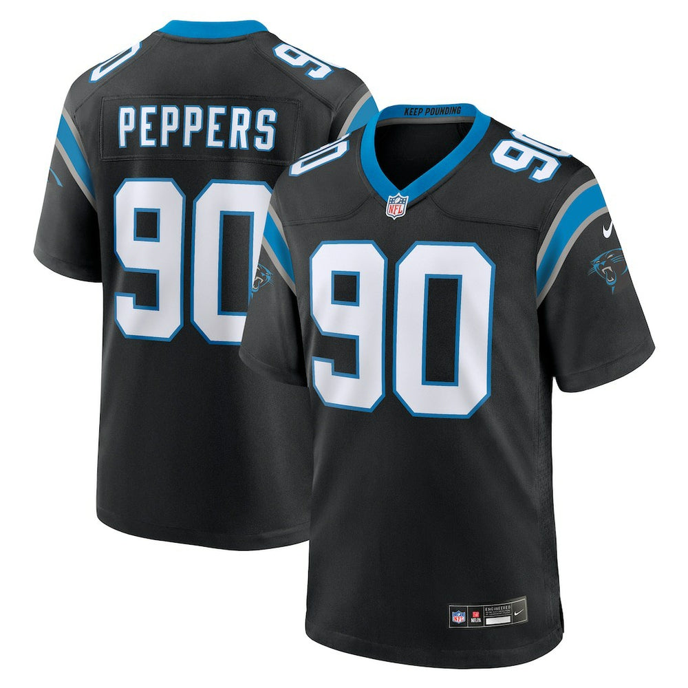 Julius Peppers Carolina Panthers Retired Player Game Jersey - Black discount