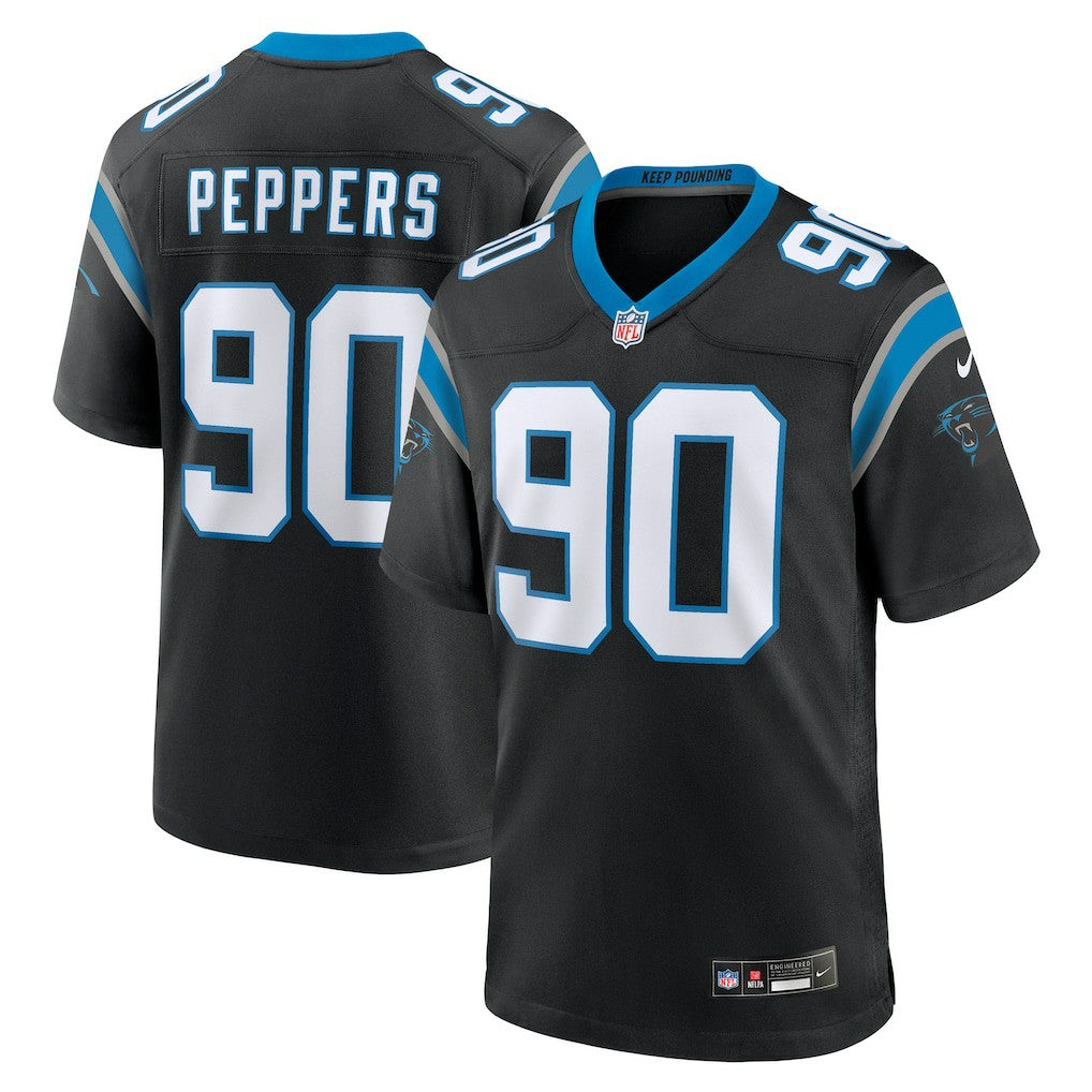 Julius Peppers Carolina Panthers Retired Player Game Jersey - Black discount