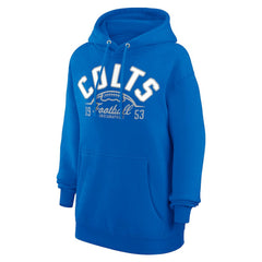 Indianapolis Colts Starter Unisex Half Ball Team Fleece Pullover Hoodie - Royal for sale